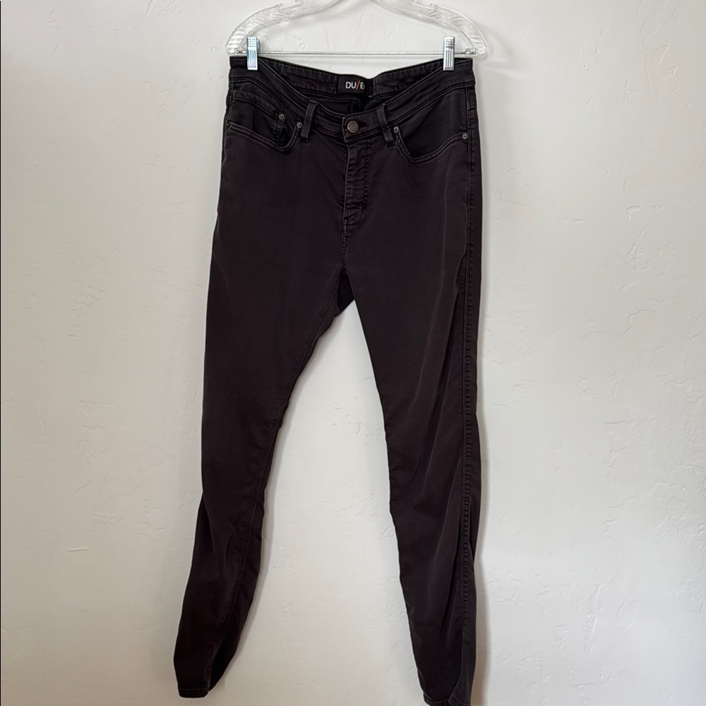 DUER No Sweat Charcoal Slim Fit Pant